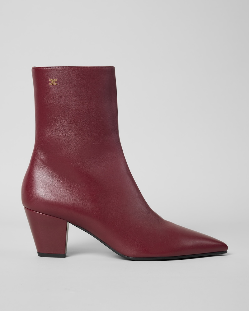 STAGE FITTED BOOT IN LAMBSKIN - SYRAH -  - 1 | CELINE