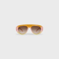 Triomphe Stamp 01 sunglasses in Acetate - Sunset -  - 1 | CELINE