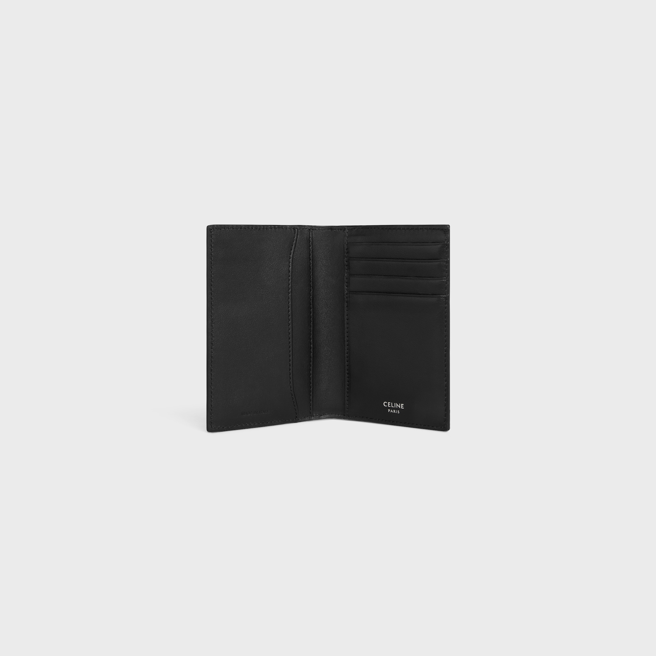 CELINE セリーヌ カードケース バーティカルカードホルダー トリオンフ バーティカル カードホルダー / トリオンフキャンバス - ブラック | CELINE