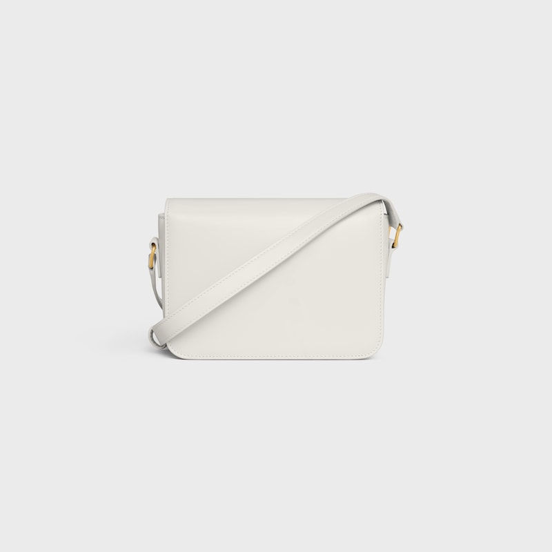 TEEN TRIOMPHE BAG IN shiny calfskin - RICE - TRIOMPHE - 1 | CELINE