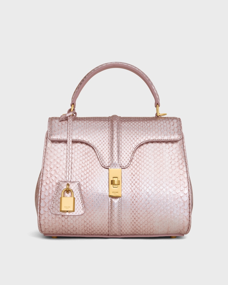 Small 16 Bag IN pearly python - LIGHT PINK | CELINE