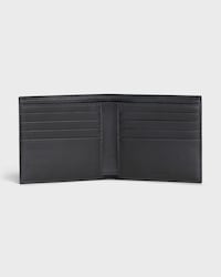 Bi-fold card holder IN GRAINED CALFSKIN - BLACK - CARD HOLDERS - 2 | CELINE