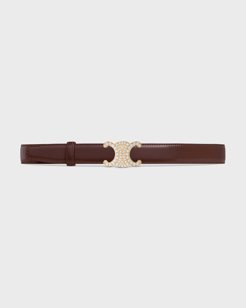 Fibbia Triomphe da 25 MM IN OTTONE CON STRASS -  -  - 1 | CELINE