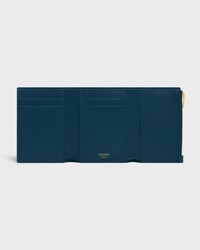 ファイン ストラップウォレット ニノ / サプルグレインドカーフスキン - ティールブルー - 財布・ウォレット - 2 | CELINE