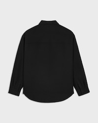 surchemise flanelle laine - Noir -  - 2 | CELINE
