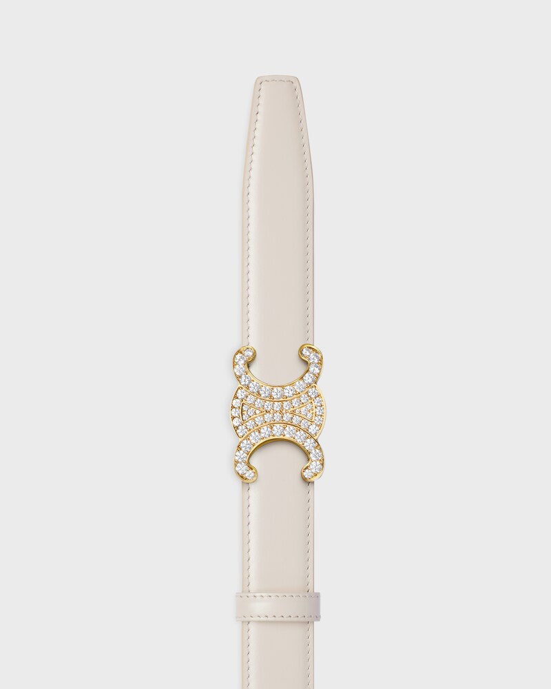 Reversible Strap 25 IN TAURILLON LEATHER & PYTHON EMBOSSED CALFSKIN -  -  - 1 | CELINE