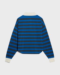 polo IN striped cotton - BLUE/WHITE/BLACK -  - 2 | CELINE