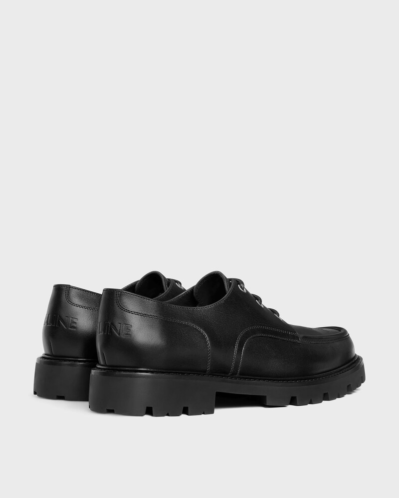 CELINE MARGARET DERBY IN SHINY BULL - BLACK -  - 1 | CELINE