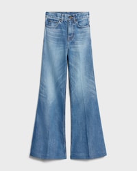 Ausgestellte Jeans 003 AUS Baumwolltwill - HONEY BLUE WASH -  - 1 | CELINE