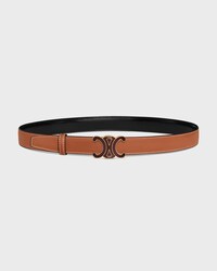CORREA REVERSIBLE DE 25 MM DE PIEL TAURILLON Y PIEL DE BECERRO NATURAL -  -  - 2 | CELINE