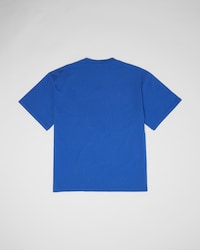 t-shirt IN cotton jersey - BLUE/YELLOW/OFF WHITE -  - 2 | CELINE