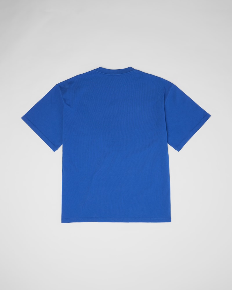 T-Shirt AUS Baumwolljersey - BLAU/GELB/CREMEWEISS -  - 1 | CELINE