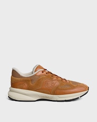 RUNNER SNEAKER AUS KALBSLEDER, KALBSVELOURSLEDER UND MESH - SAHARA -  - 1 | CELINE