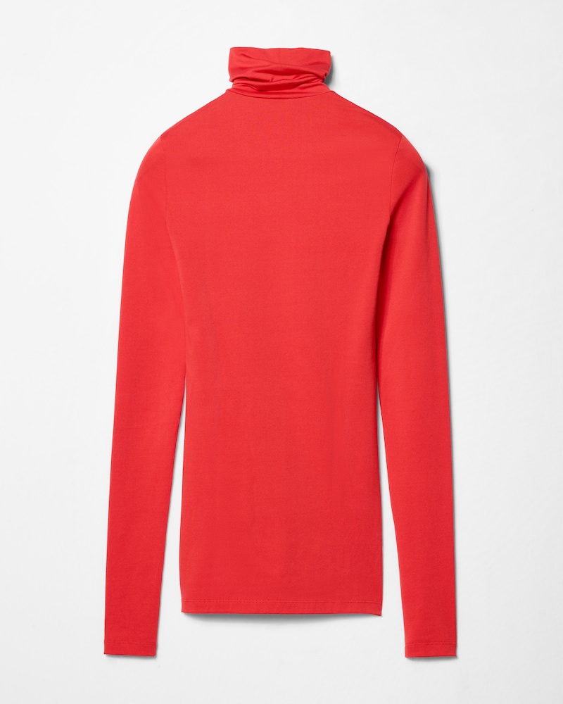 COTTON JERSEY TURTLENECK - RED CYCLIST -  - 1 | CELINE