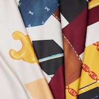 square IN silk twill - MULTICOLOR -  - 2 | CELINE