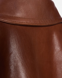 blouson jacket IN CALSFSKIN - BROWN -  - 2 | CELINE