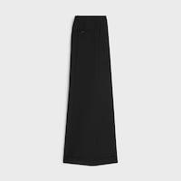 Lange Docks Hose aus Wollgabardine - SCHWARZ -  - 2 | CELINE