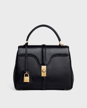 Small 16 Bag IN Satinated Calfskin - BLACK - GIFT FINDER - 1 | CELINE