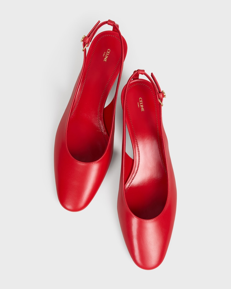 NEO CITY SLINGBACK IN GOATSKIN - ULTRA RED -  - 1 | CELINE
