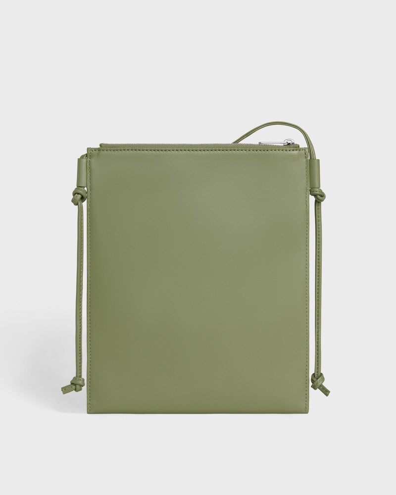 SHARP POUCH TAKE AWAY IN SMOOTH LAMBSKIN - LIGHT KHAKI - TAKE AWAY - 1 | CELINE