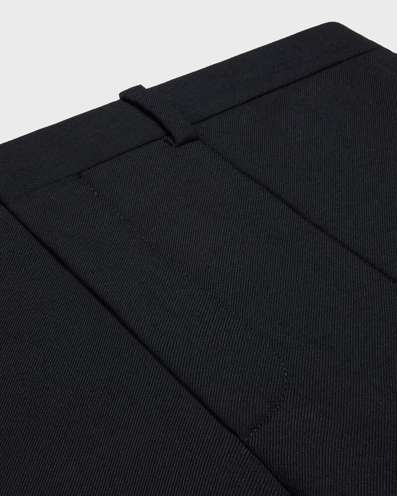 slim trousers IN stretch wool gabardine - BLACK -  - 1 | CELINE