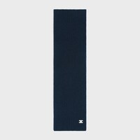 triomphe scarf IN SEAMLESS CASHMERE - NAVY -  - 1 | CELINE