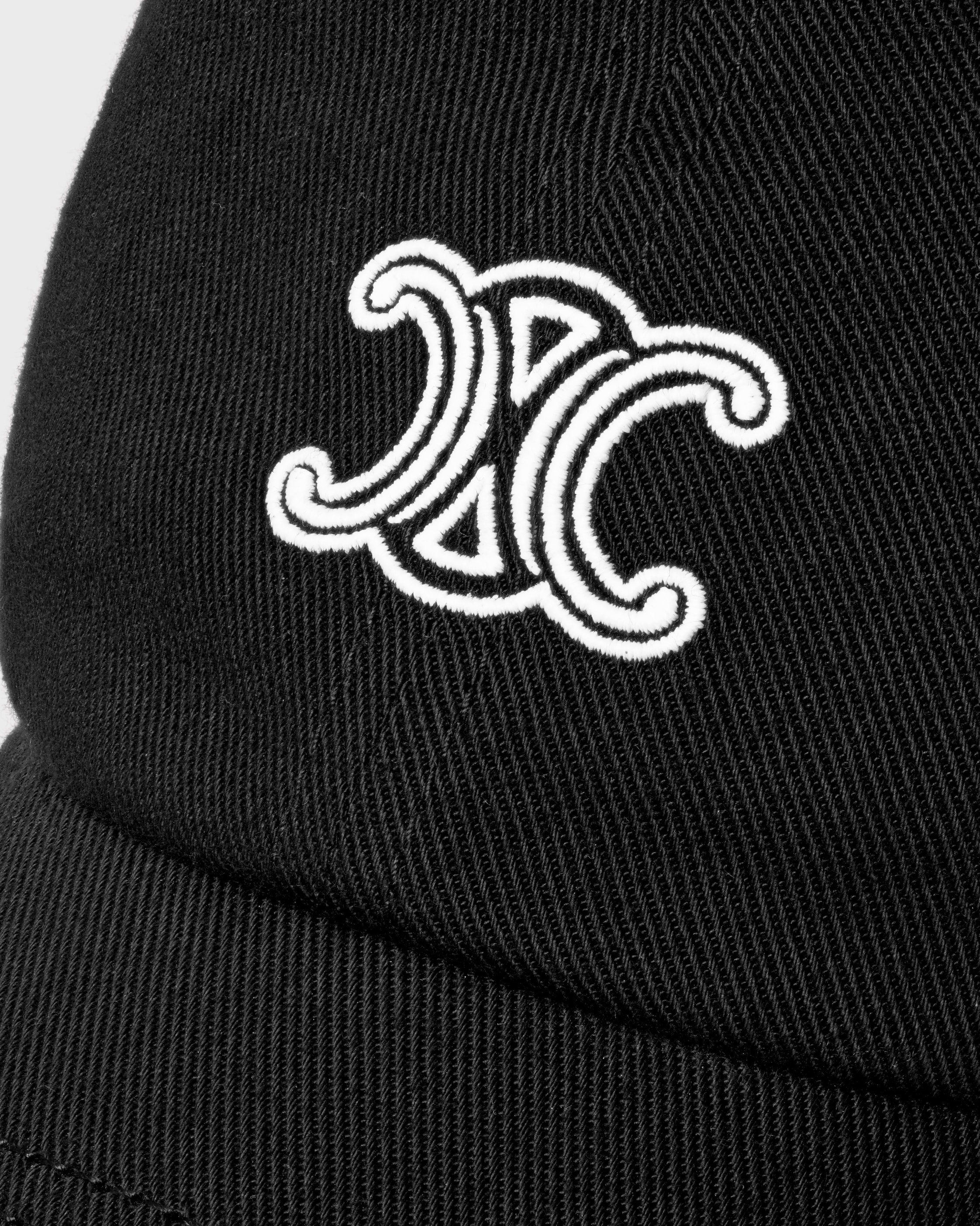 TRIOMPHE RICHELIEU CAP - BLACK | CELINE