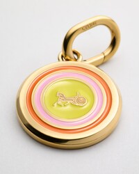 MEDALLA SULKY CON CHARMS CELINE DE ESMALTE Y LATÓN CON ACABADO DORADO - DORADO / AMARILLO / ROSA / NARANJA - CHARMS - 1 | CELINE