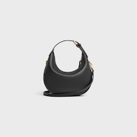 Teen Celine Lulu IN Grained calfskin - BLACK - CROSS-BODY BAGS - 2 | CELINE