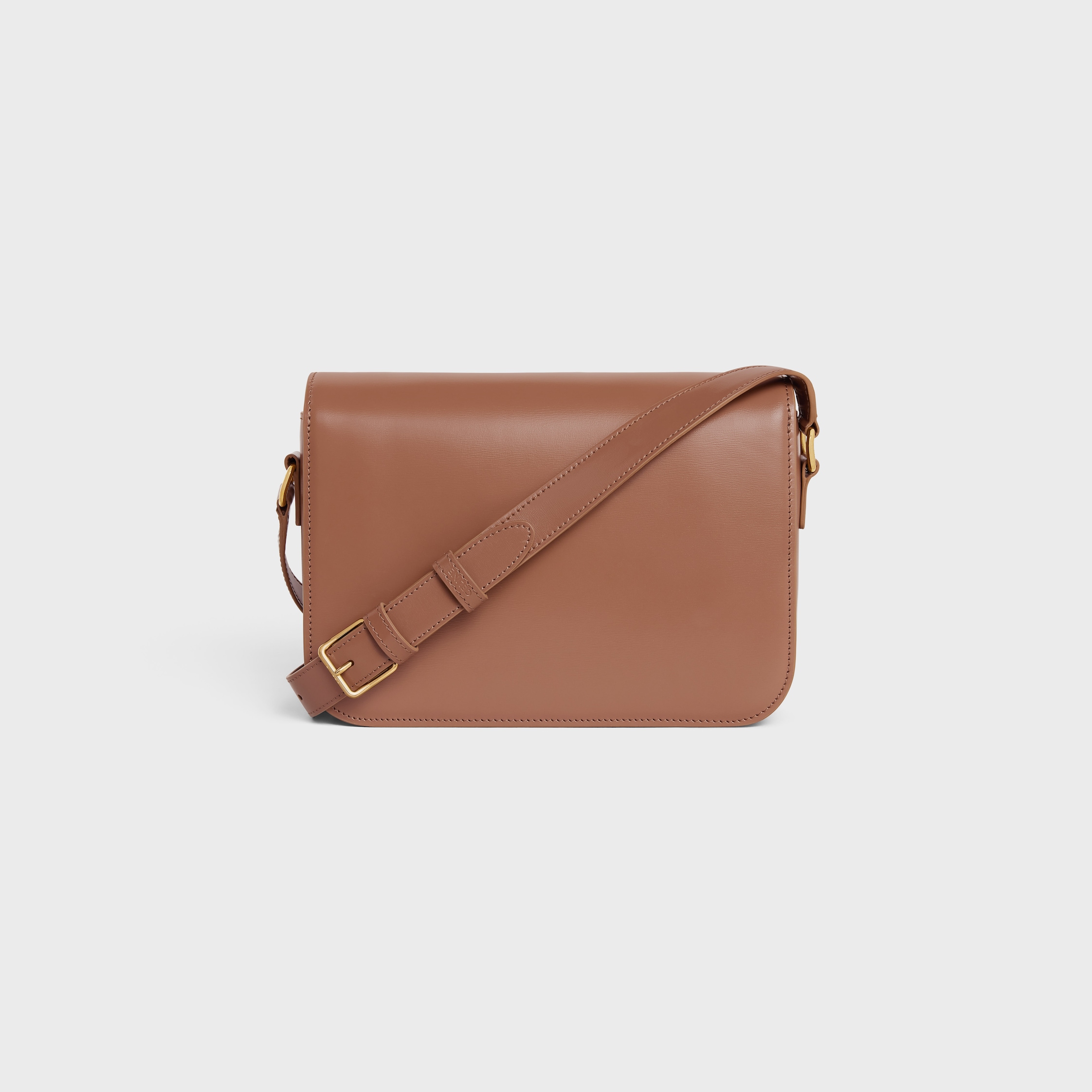 CLASSIQUE TRIOMPHE BAG IN shiny calfskin - BRONZE | CELINE