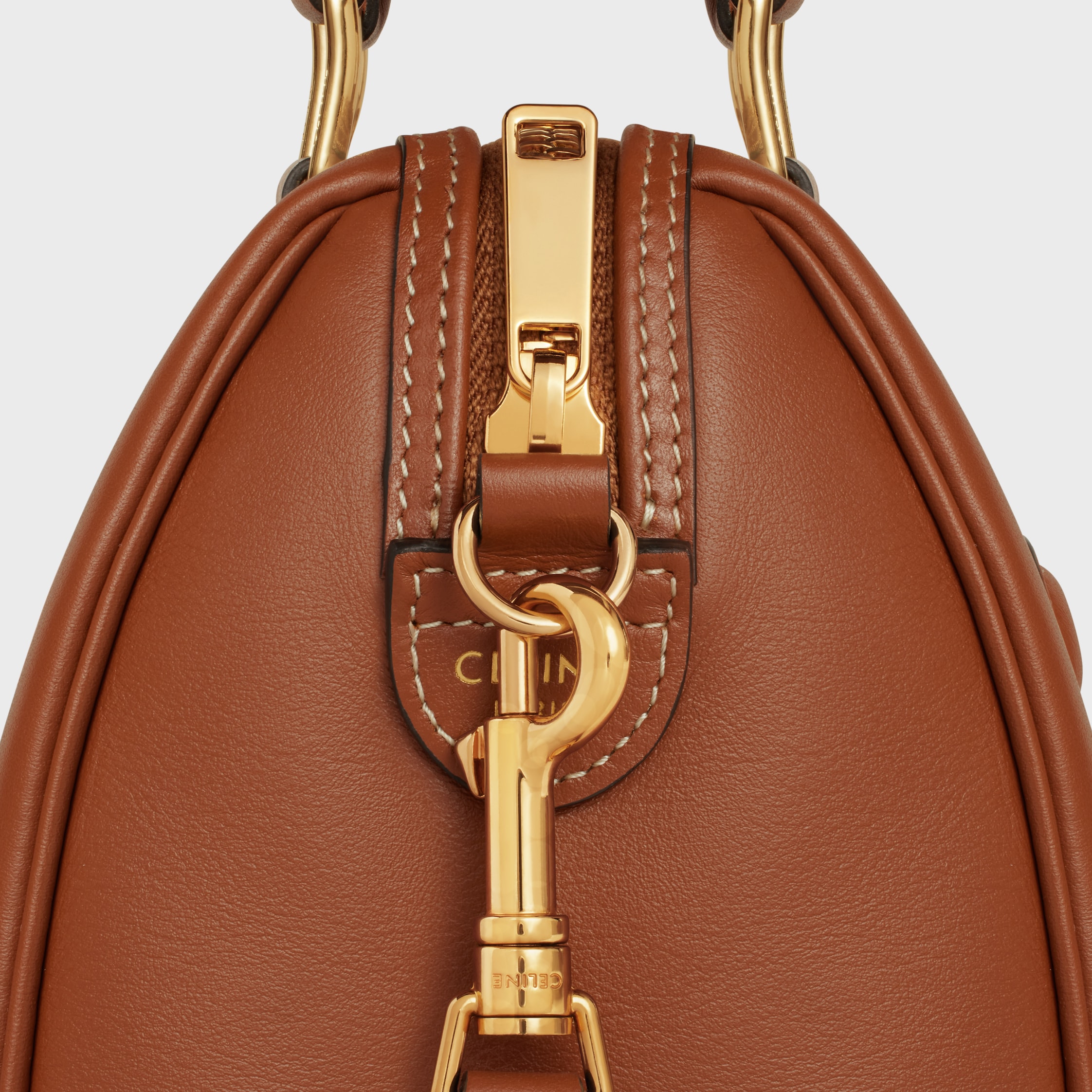 SMALL BOSTON IN Smooth Calfskin - TAN | CELINE
