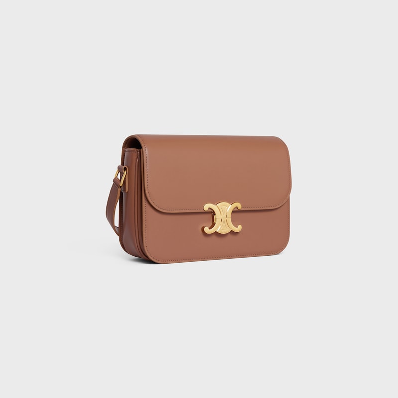 SAC TRIOMPHE CLASSIQUE veau brillant - BRONZE - GIFT FINDER - 1 | CELINE