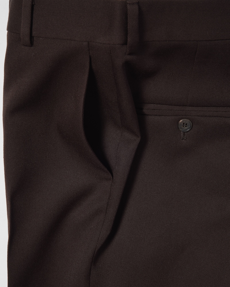 KICK-FLARE TROUSERS - BROWN -  - 1 | CELINE