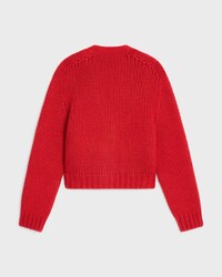 cardigan IN cashmere and silk - BRIGHT RED -  - 2 | CELINE
