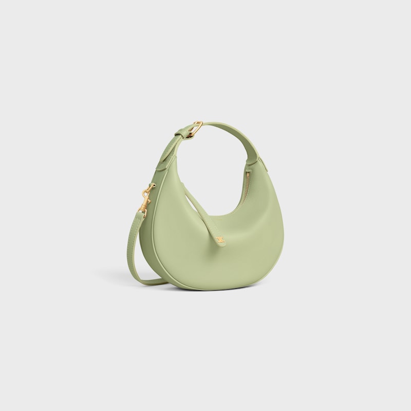 Sac Celine Lulu Teen veau grain&eacute; - SAGE - LULU - 1 | CELINE