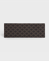 organizador de material de oficina de lona Triomphe - NEGRO / TOSTADO - CELINE MAISON - 2 | CELINE
