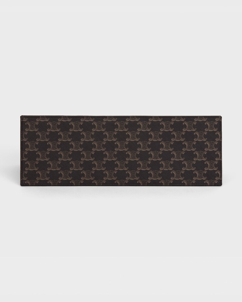 Schreibwaren-Organizer aus Triomphe Canvas - SCHWARZ / TAN - KLEINE GESCHENKE - 1 | CELINE