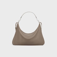 Large Romy IN SUPPLE GRAINED CALFSKIN - SOURIS - CROSS-BODY BAGS - 1 | CELINE
