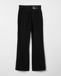 FLARE JEANS 006 IN heavy cotton twill - OVERDYE BLACK HEAVY STONE WASH -  - 2 | CELINE
