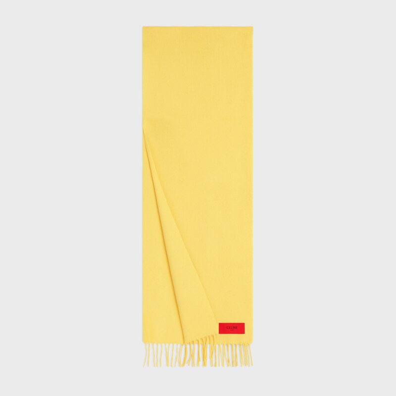 scarf IN cashmere - YELLOW -  - 1 | CELINE