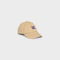 vivienne cap IN cotton twill - BEIGE / BLUE -  - 1 | CELINE