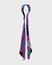 CELINE FOULARD HEADBAND IN SILK - MULTICOLOR - HAIR ACCESSORIES - 2 | CELINE