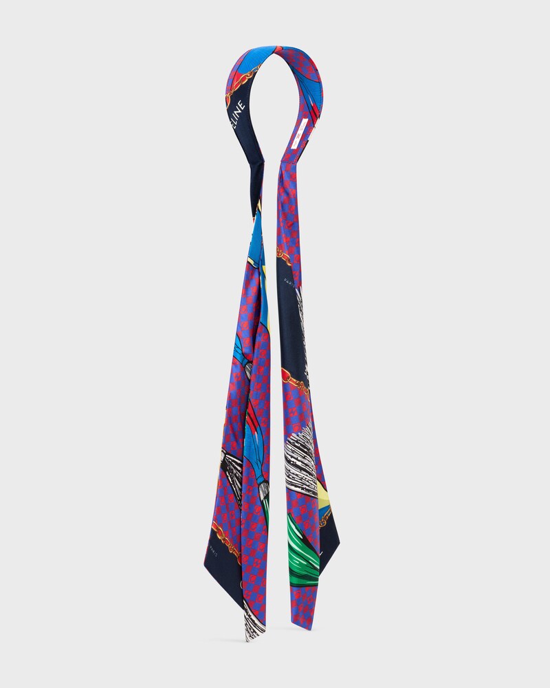 CELINE FOULARD HEADBAND IN SILK - MULTICOLOR - GIFTS FOR HER - 1 | CELINE