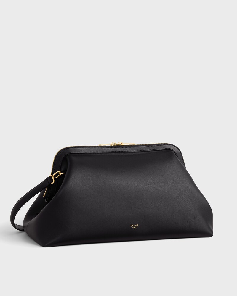 DOCTOR'S POUCH IN SUPPLE NATURAL CALFSKIN - BLACK - EVENING - 1 | CELINE