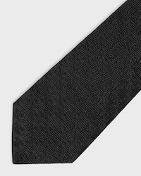 tie IN mini triomphe silk jacquard - BLACK/BLACK -  - 2 | CELINE