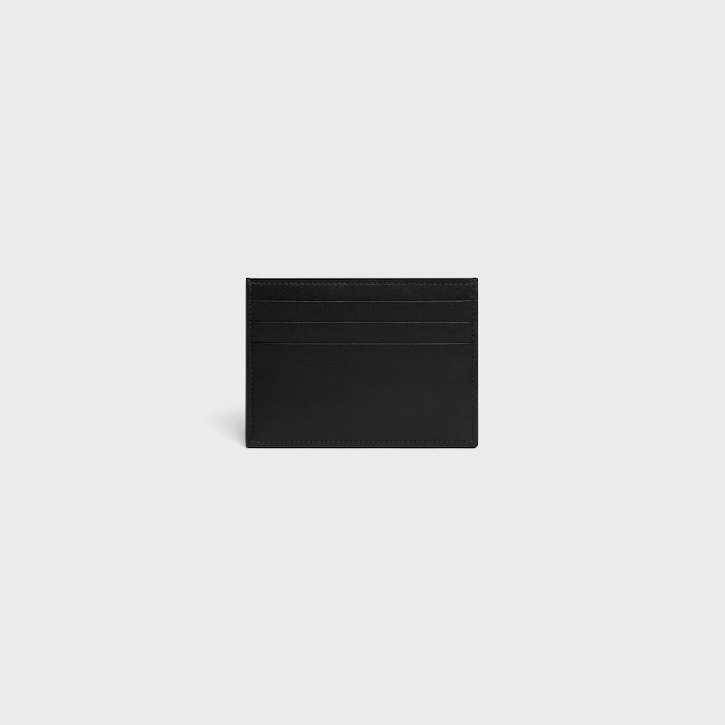 CARD HOLDER TRIOMPHE IN Shiny calfskin - BLACK - GIFT FINDER - 1 | CELINE