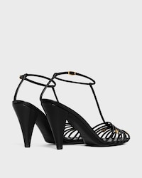 CELINE CAGE - RIEMCHEN-SANDALEN AUS ZIEGENLEDER - SCHWARZ -  - 2 | CELINE