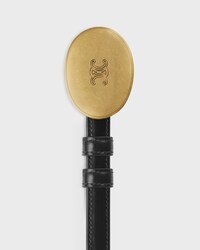 Ellipse Belt 13 IN Taurillon Leather - BLACK -  - 2 | CELINE