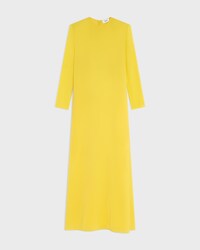 dress IN SILK GEORGETTE - MIMOSA -  - 1 | CELINE