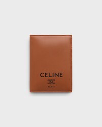 CAPA DE PASSAPORTE TAKEAWAY EM PELE DE CORDEIRO LISA - TAN / PRETO - VIAGEM - 1 | CELINE